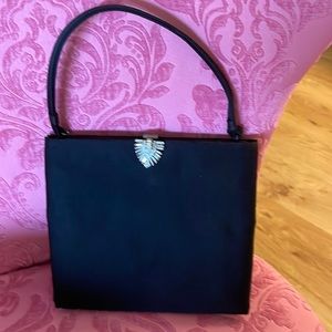 Vintage Coblentz Original Black Satin Bag  ❤️